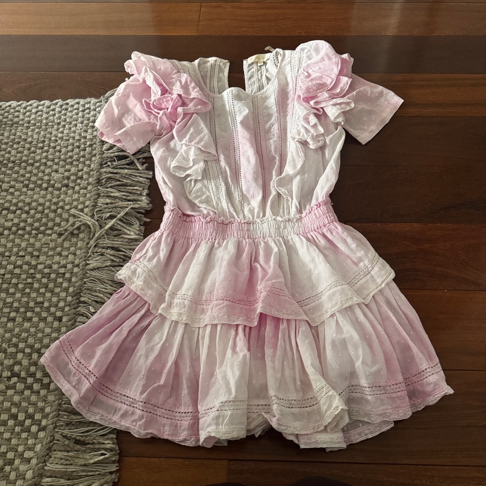 LoveShackFancy White Lace Detail Top